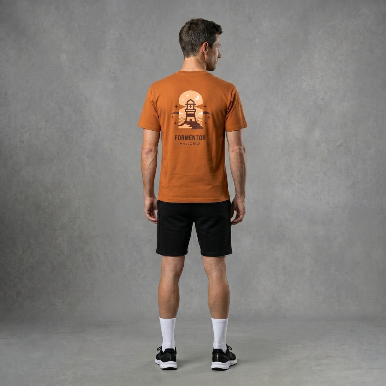 Camiseta Groovy Mallorca Lighthouse Óxido