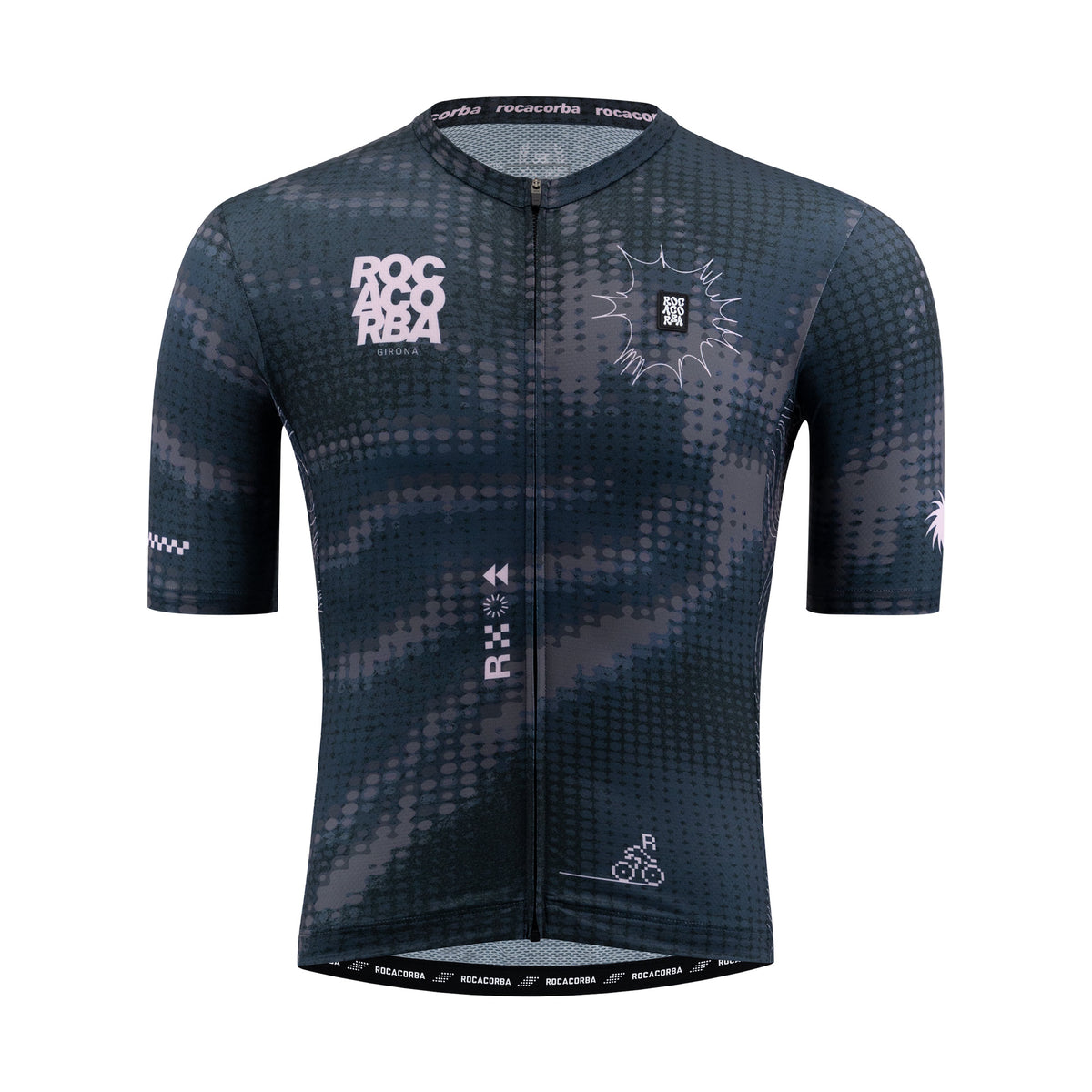 Icons Pixel Burst Black Jersey