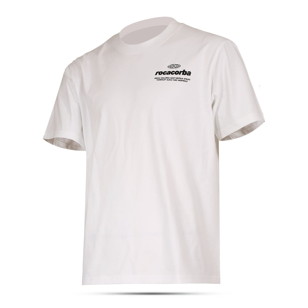 Rocacorba World Climbs T-Shirt White