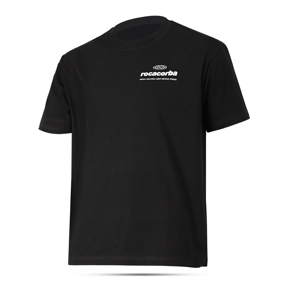 Rocacorba World Climbs T-Shirt Black