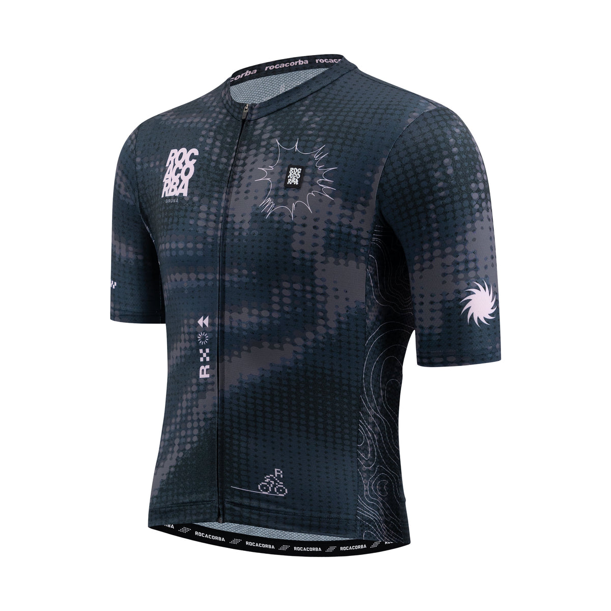 Icons Pixel Burst Black Jersey