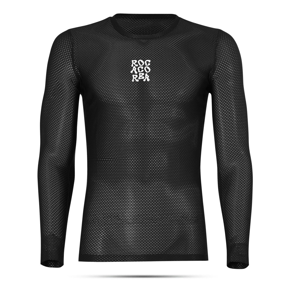 Sous-maillot thermique d'hiver à manches longues Groovy noir
