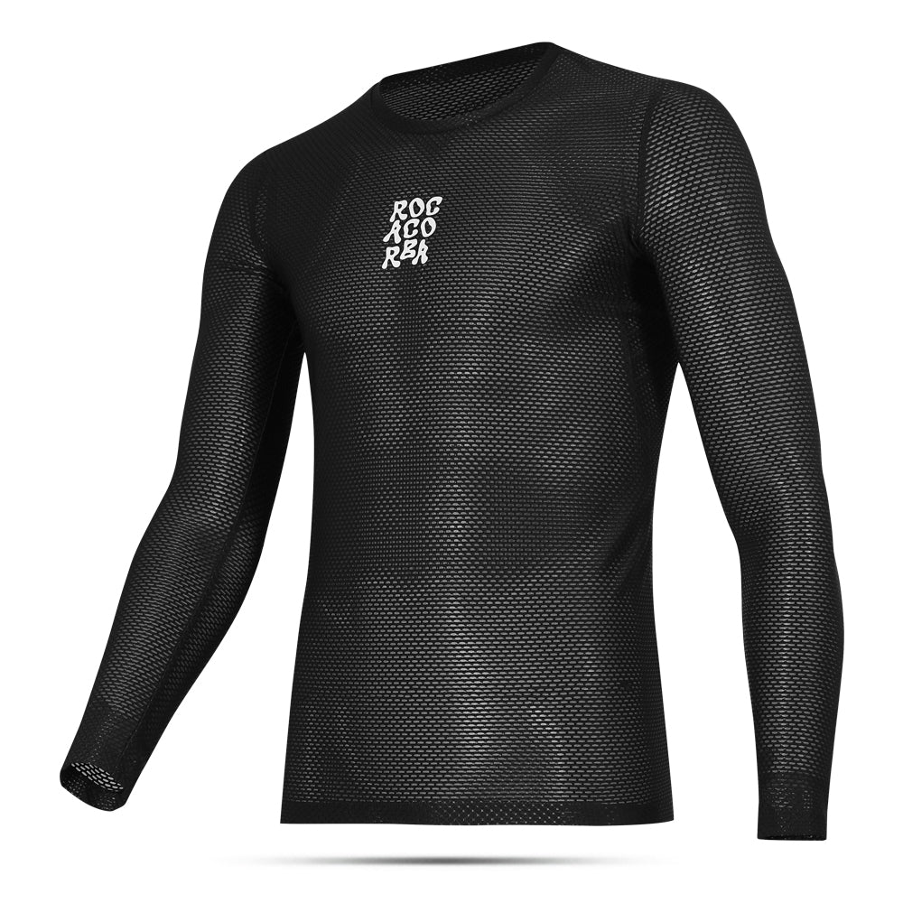 Sous-maillot thermique d'hiver à manches longues Groovy noir