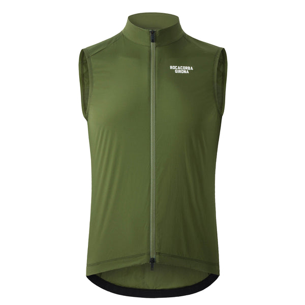 Tramuntana Lightweight Wind Gilet - Dark Green