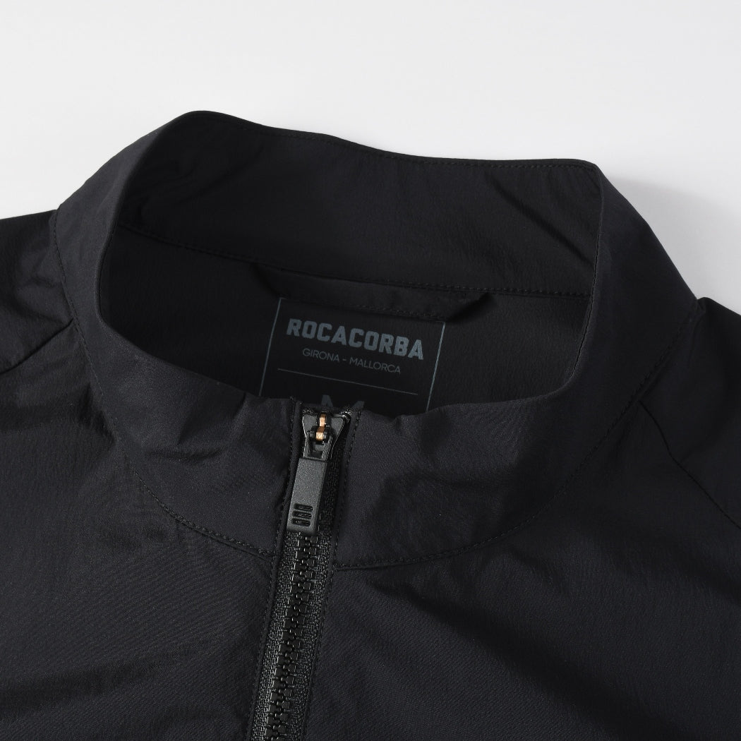 Tramuntana Lightweight Wind Gilet - Black