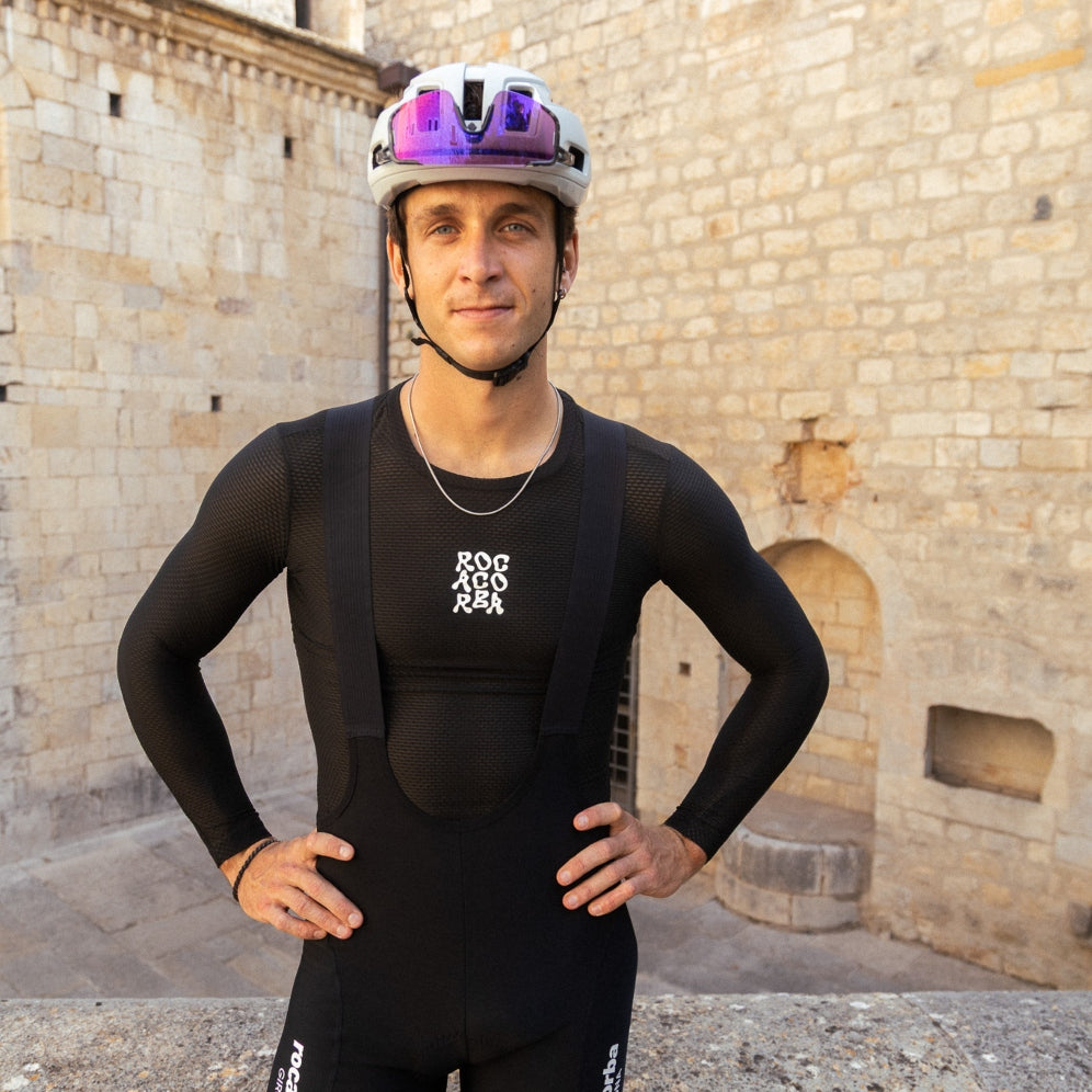 Sous-maillot thermique d'hiver à manches longues Groovy noir
