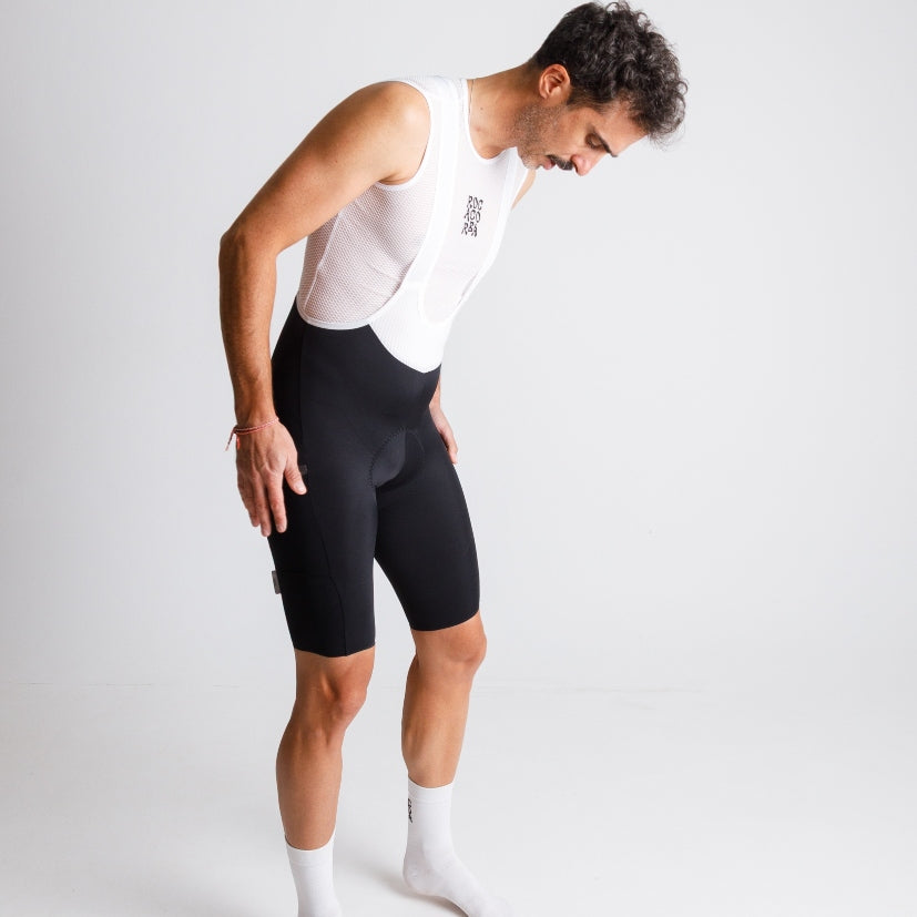 Essential Cargo Bib Shorts 3.0 Black Unisex