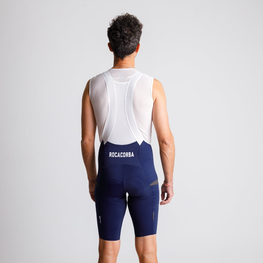 Essential Cargo Bib Shorts 3.0 Navy Unisex