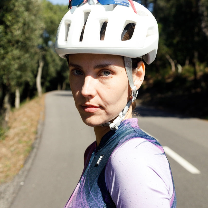 Women's Signature Fractal Pink Jersey - ROCACORBA CLOTHING GIRONA