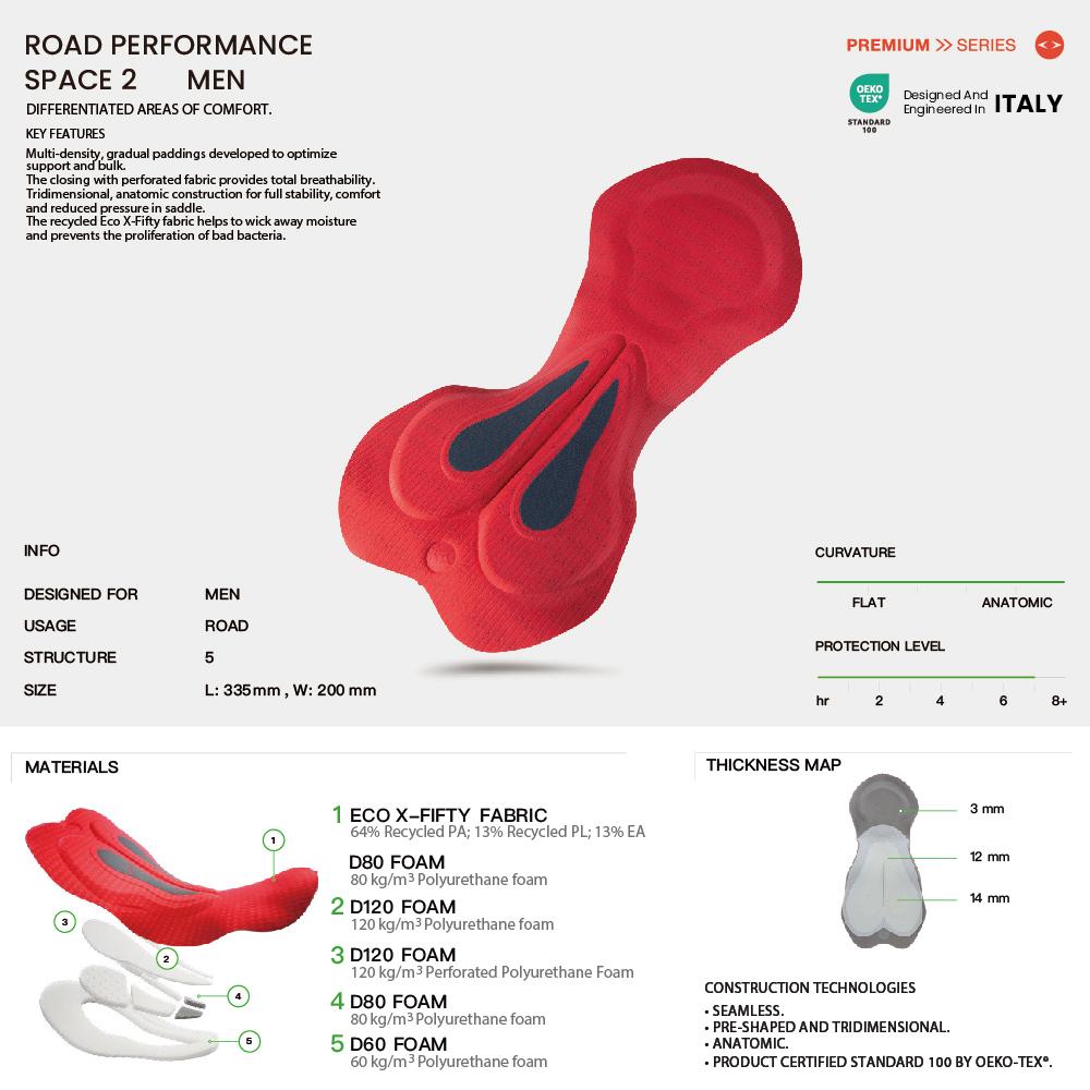 Pantaloncini con bretelle Pro Elastic Interface Neri