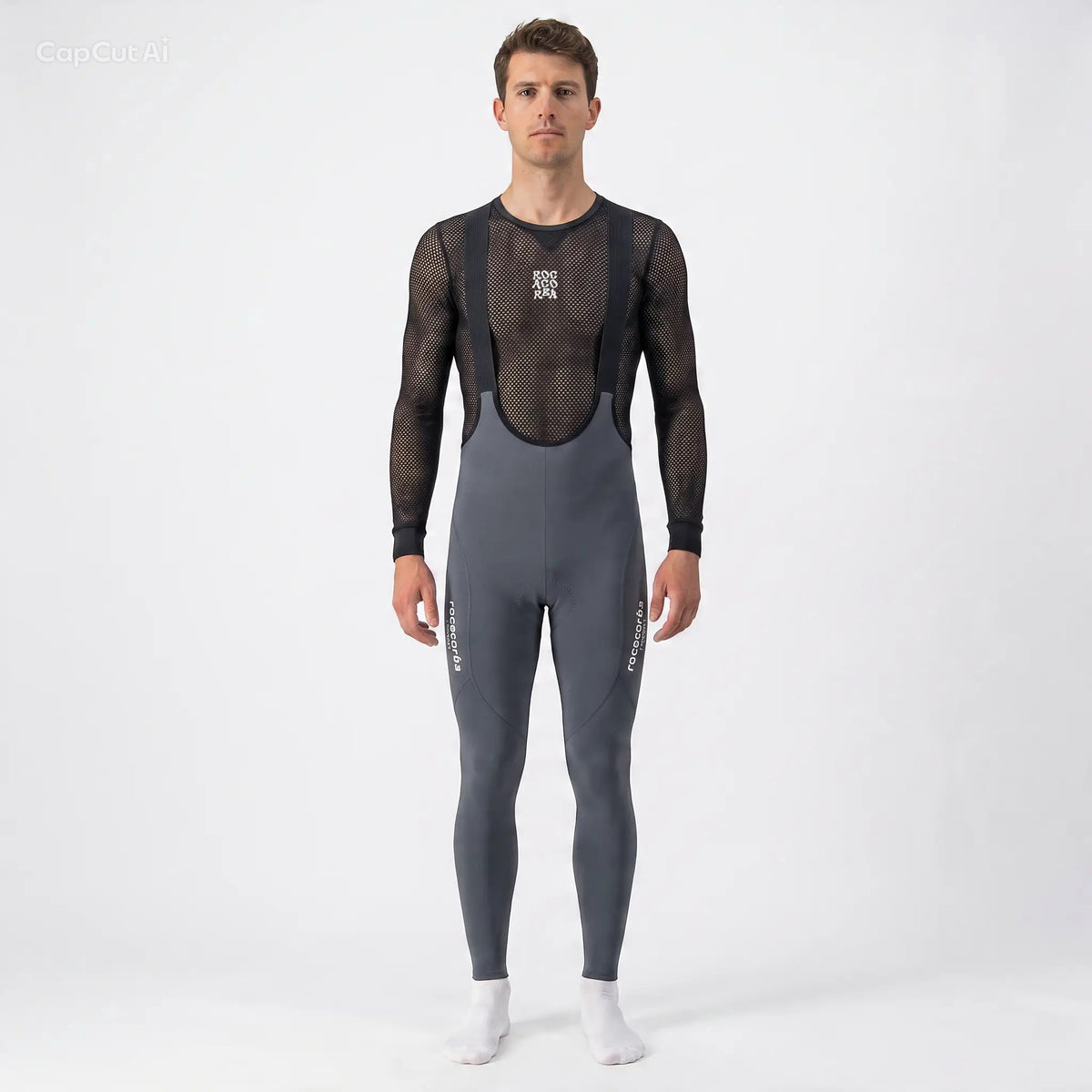 Essential Bib Tights Grey